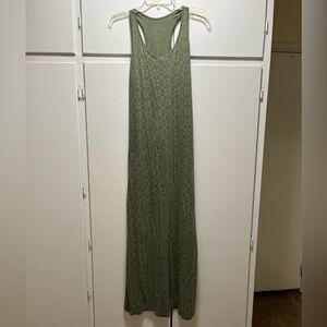 Patagonia Olive Green Racerback Maxi Dress